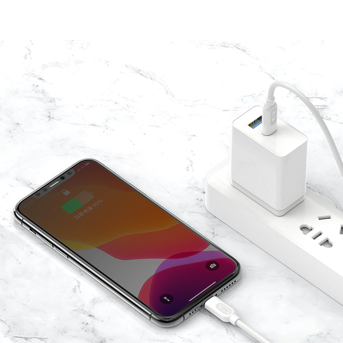 REGO Communication Sdn Bhd - Rock Space | ROCK Z16 PD Fast Charge MFi Lightning Cable (2 meter)