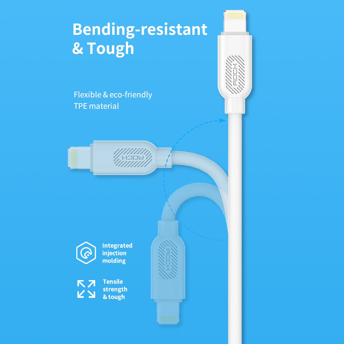 REGO Communication Sdn Bhd - Rock Space | ROCK Z16 PD Fast Charge MFi Lightning Cable (2 meter)