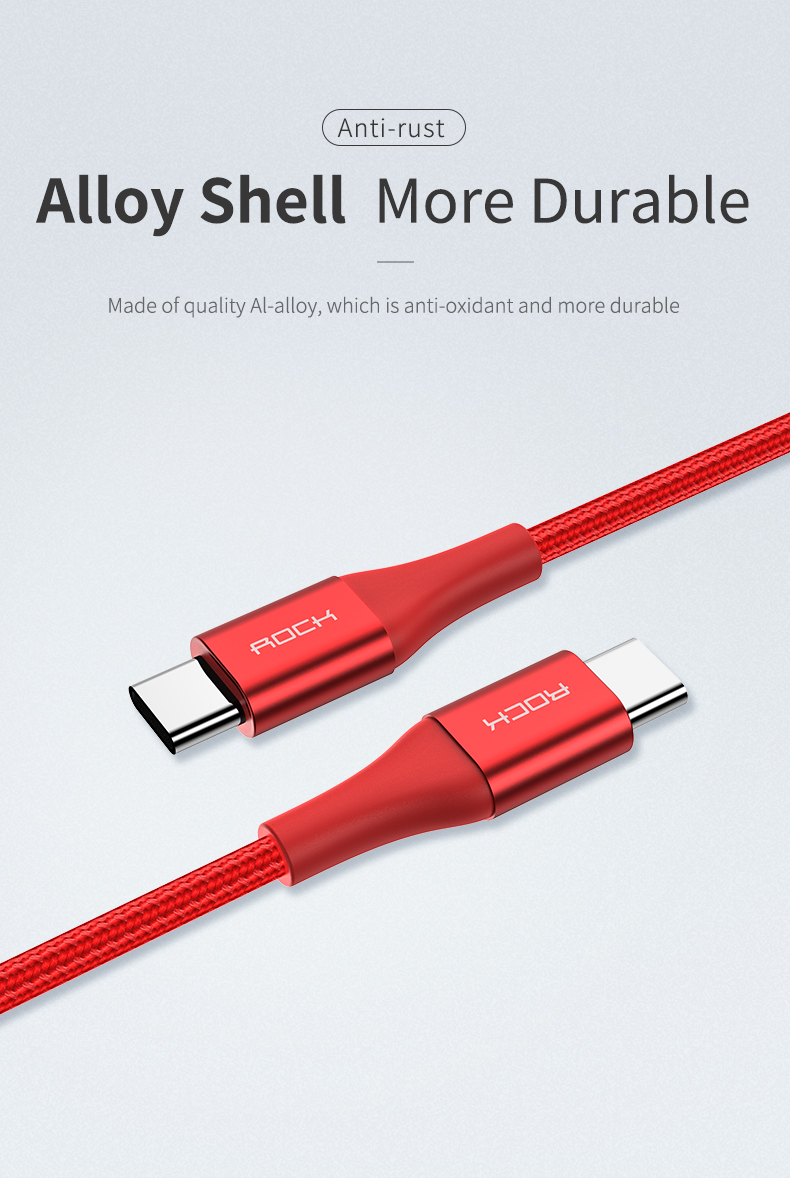 REGO Communication Sdn Bhd - Rock Space | ROCK C to C 3A Metal Round Cable
