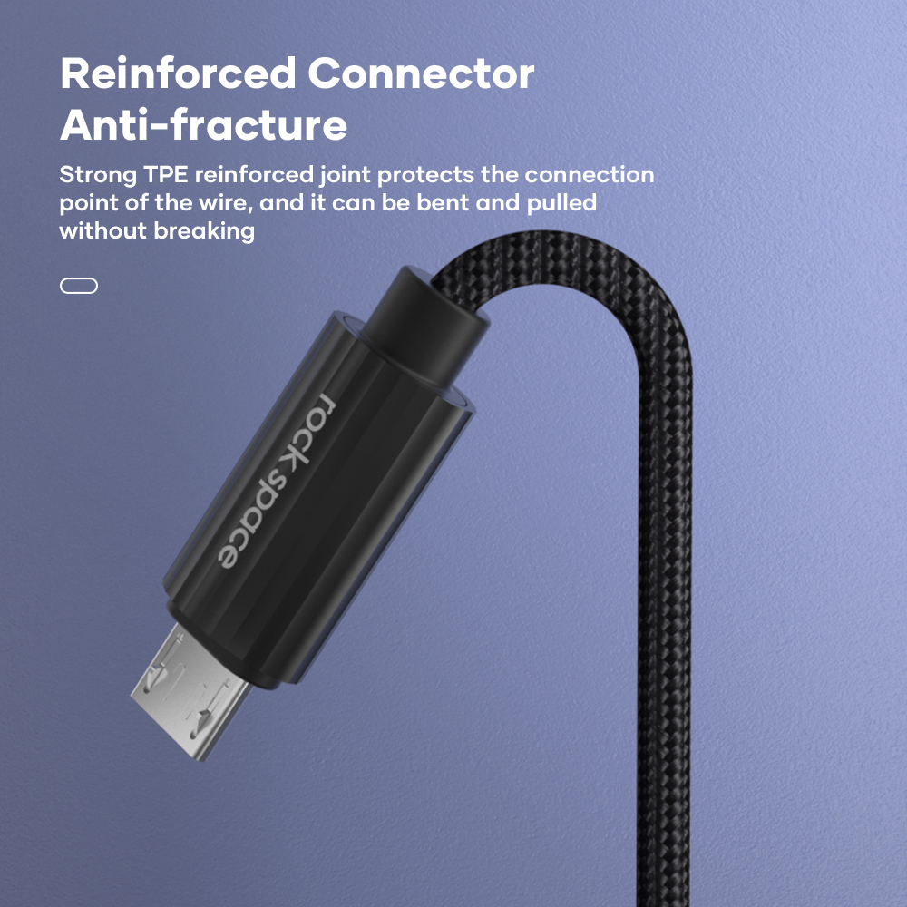 REGO Communication Sdn Bhd - Rock Space | rock space R11 Metal Lighting/Mirco/Type-C Cable