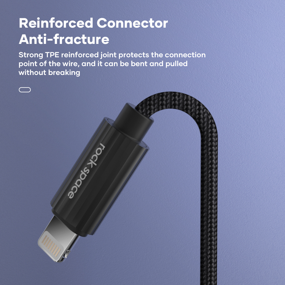 REGO Communication Sdn Bhd - Rock Space | rock space R11 Metal Lighting/Mirco/Type-C Cable