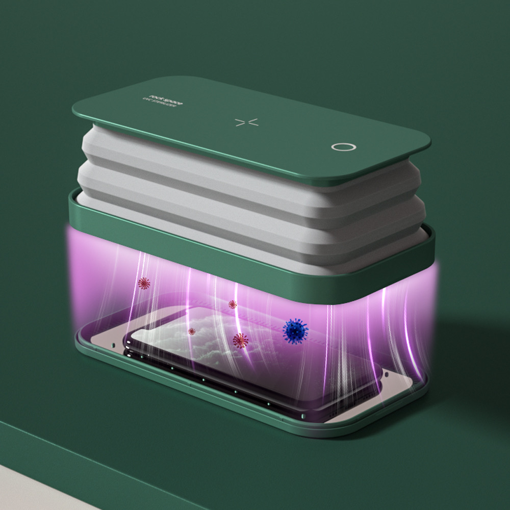 REGO Communication Sdn Bhd - Rock Space | rock space Multi-function UVC LED Sterilizer (Wireless Charging)