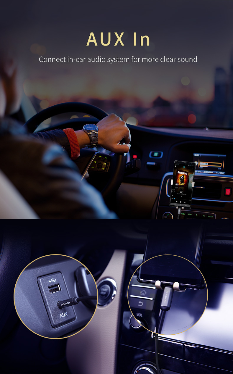 REGO Communication Sdn Bhd - Rock Space | rock space Type C to 3.5mm Audio Cable II