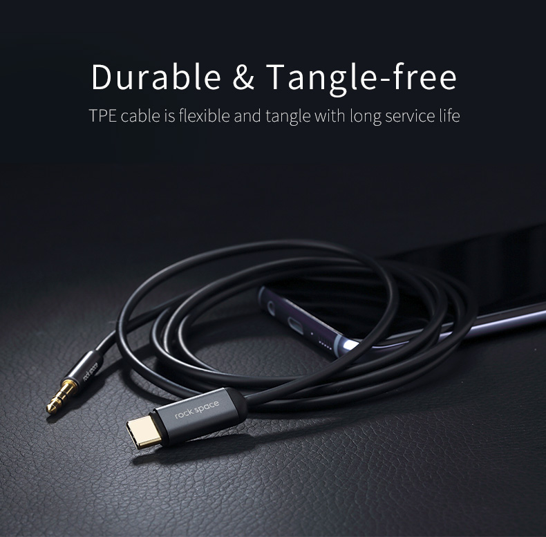 REGO Communication Sdn Bhd - Rock Space | rock space Type C to 3.5mm Audio Cable II