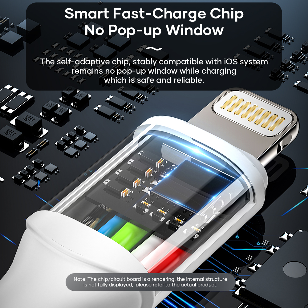 REGO Communication Sdn Bhd - Rock Space | ROCK Z18 PD 20W Type-C To Lightning Apple Cable