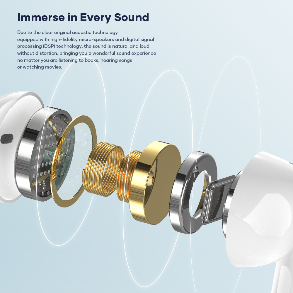 REGO Communication Sdn Bhd - Rock Space | rock space EB200 TWS Wireless Earbuds