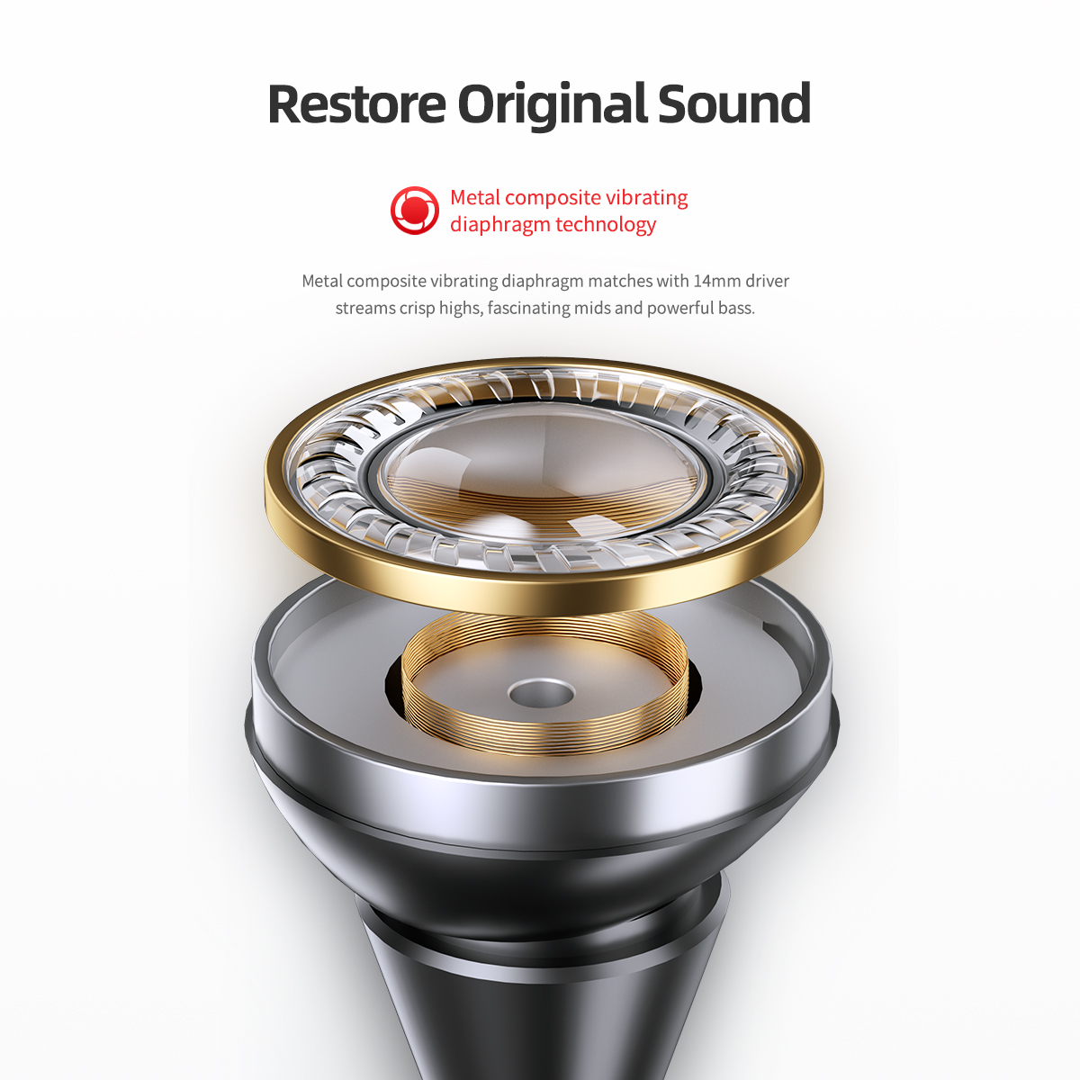 REGO Communication Sdn Bhd - Rock Space | rock space C1 Type C Earphone 