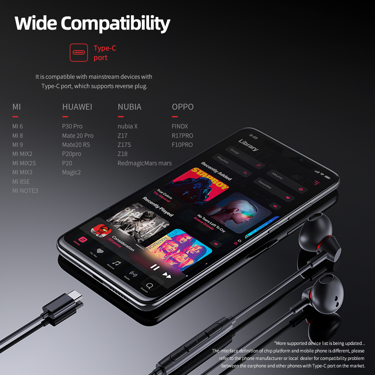 REGO Communication Sdn Bhd - Rock Space | rock space C1 Type C Earphone 