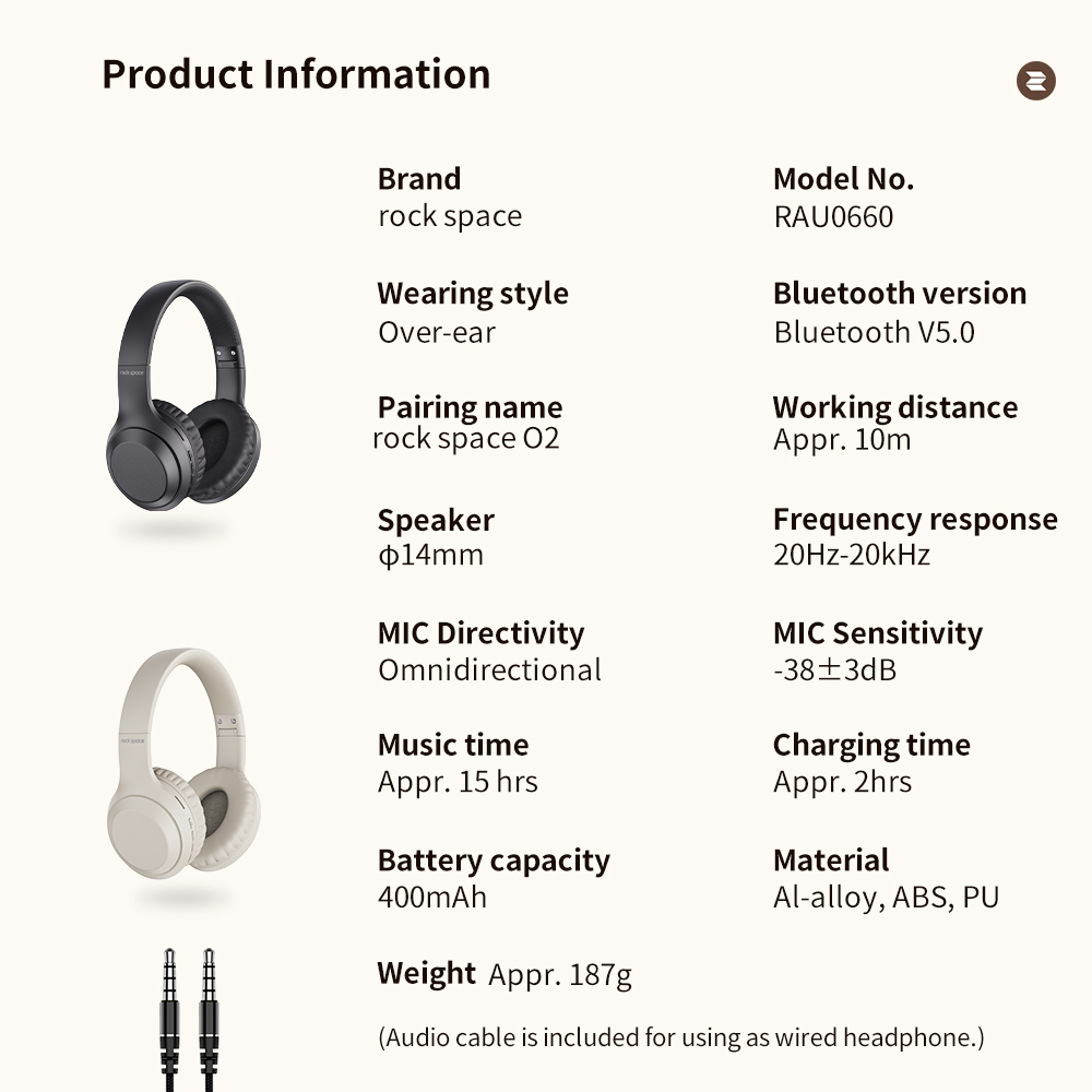 REGO Communication Sdn Bhd - Rock Space | rock space O2  Bluetooth Headphone