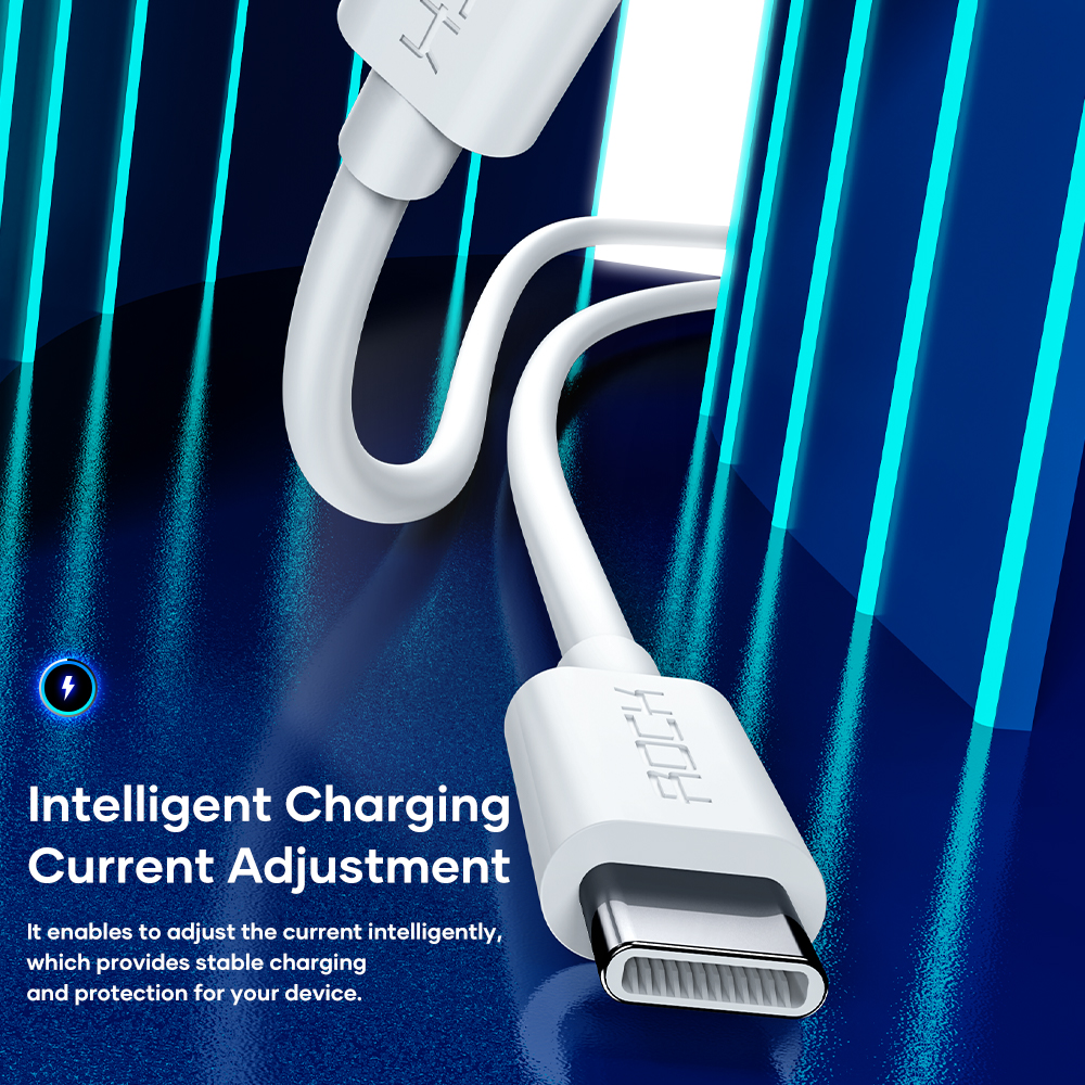 REGO Communication Sdn Bhd - Rock Space | ROCK Z6 Type C to C 3A PD Fast Charging Cable 2 Meter