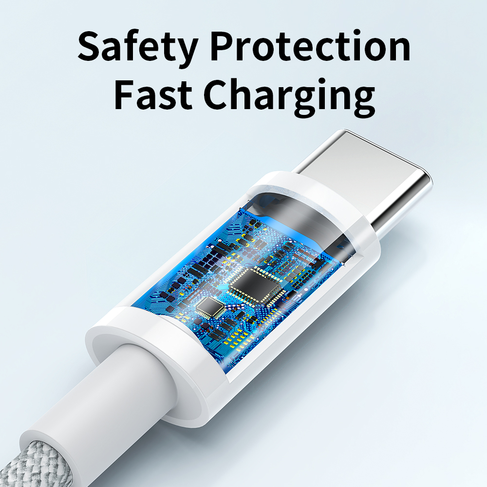 REGO Communication Sdn Bhd - Rock Space | ROCK R6 Type C To C 100W PD Fast Charge Cable 