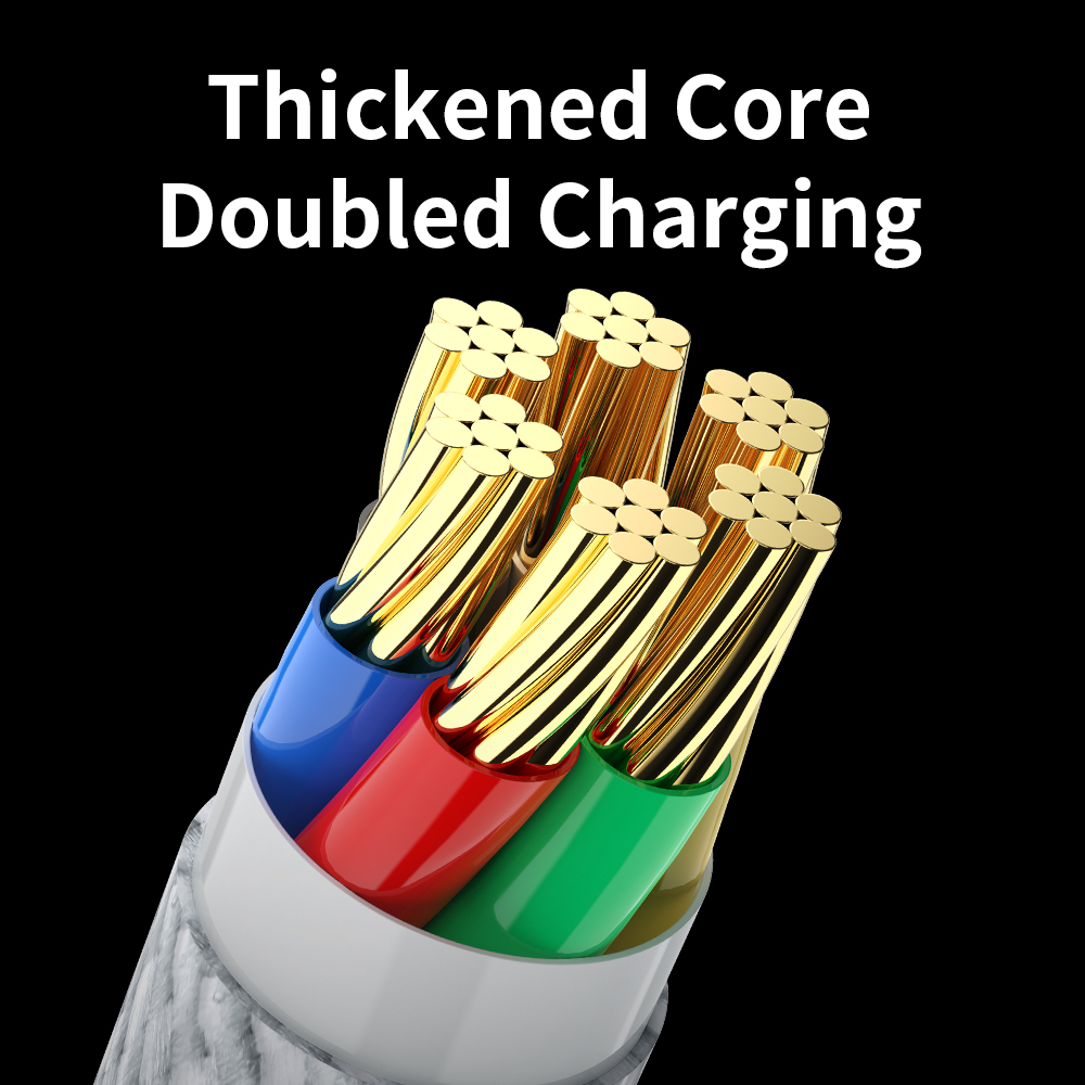 REGO Communication Sdn Bhd - Rock Space | ROCK R6 Type C To C 100W PD Fast Charge Cable 