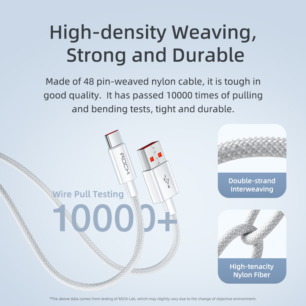 REGO Communication Sdn Bhd - Rock Space | ROCK R6 USB Type C 6A Fast Charge Cable