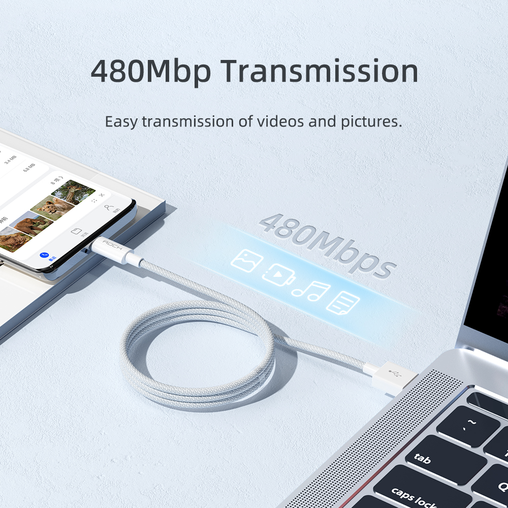REGO Communication Sdn Bhd - Rock Space | ROCK R6 USB Type C 6A Fast Charge Cable