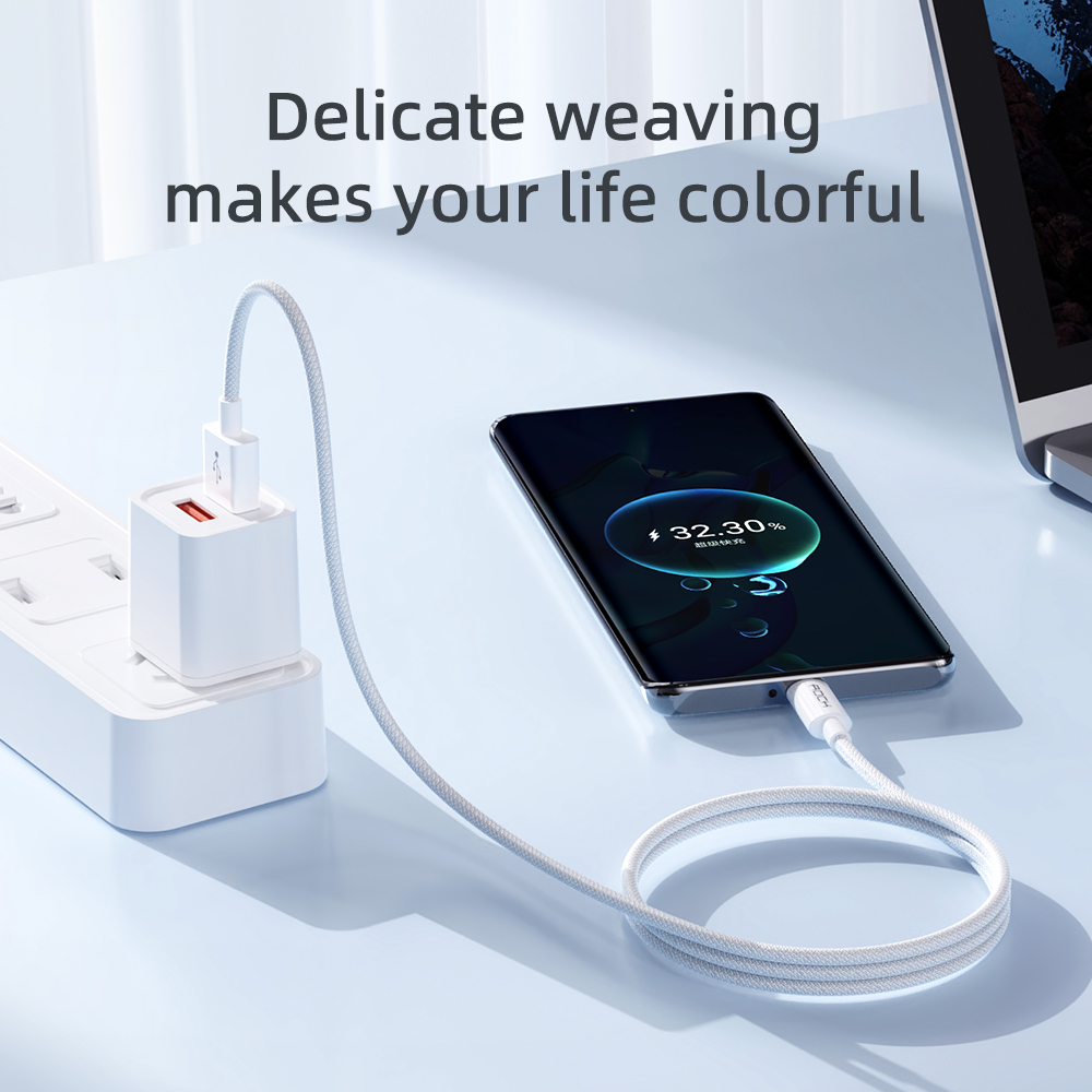 REGO Communication Sdn Bhd - Rock Space | ROCK R6 USB Type C 6A Fast Charge Cable