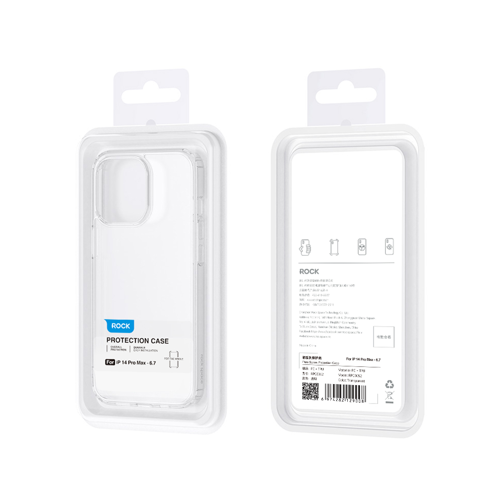REGO Communication Sdn Bhd - Rock Space | iPhone 14/iPhone 14 Plus/iPhone 14 Pro/iPhone 14 Pro Max ROCK Pure series Protection Case