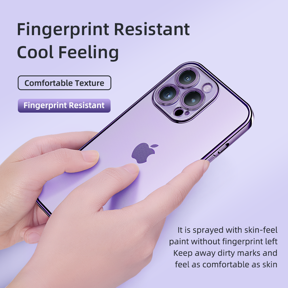 REGO Communication Sdn Bhd - Rock Space | iPhone 14/iPhone 14 Plus/iPhone 14 Pro|iPhone 14 Pro Max ROCK Frosted Electroplated Protective Case