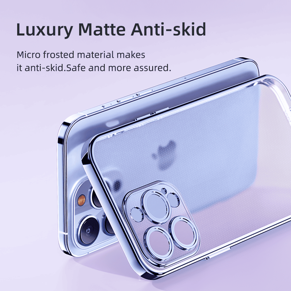 REGO Communication Sdn Bhd - Rock Space | iPhone 14/iPhone 14 Plus/iPhone 14 Pro|iPhone 14 Pro Max ROCK Frosted Electroplated Protective Case