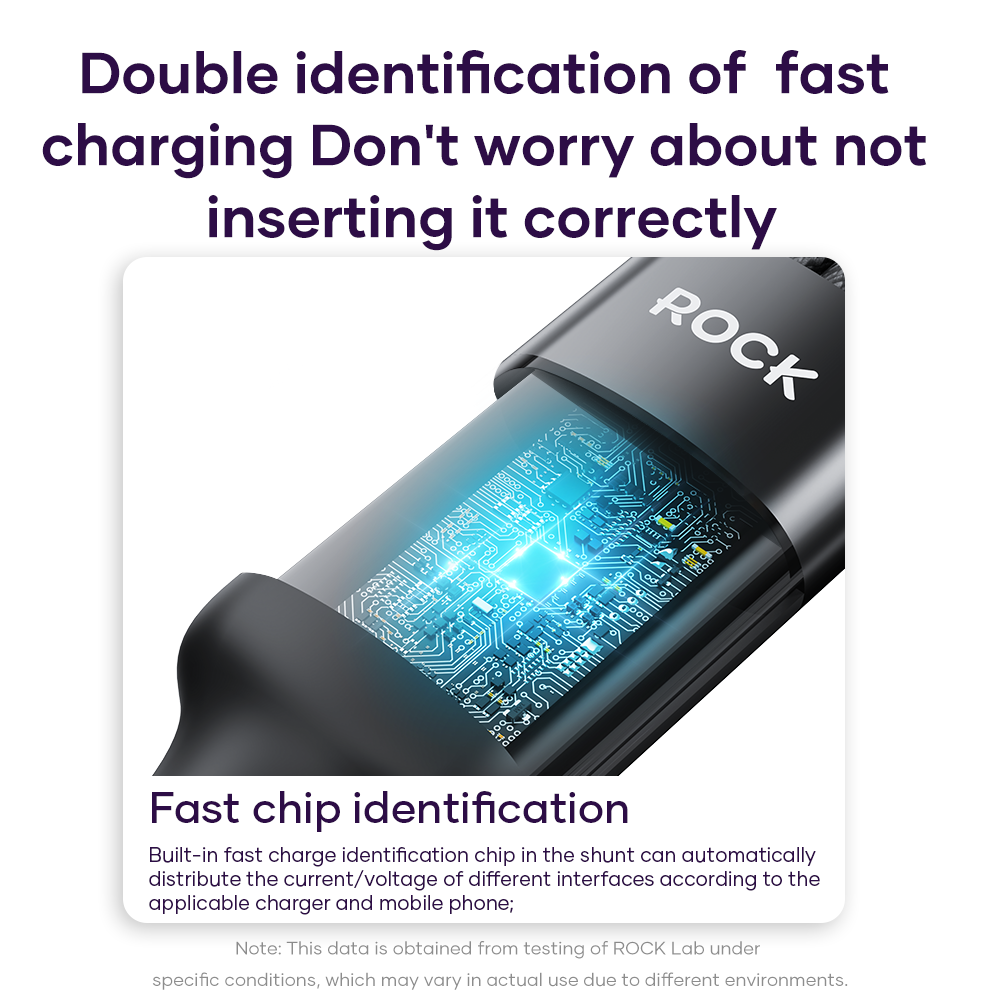 REGO Communication Sdn Bhd - Rock Space | ROCK G20 3in1 Transparent 100W Fast Charge Cable