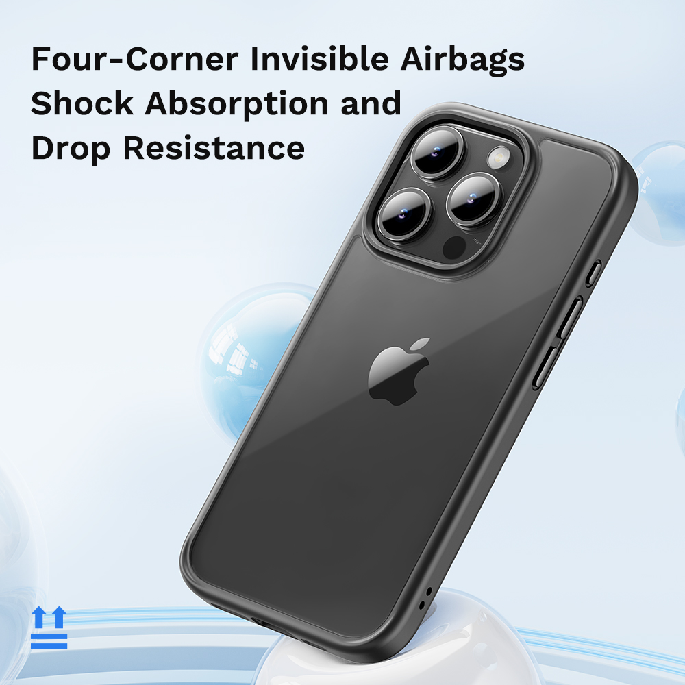 REGO Communication Sdn Bhd - Rock Space | ROCK iPhone 15 Pro & iPhone 15 Pro Max Guard Transparent Anti Drop Case