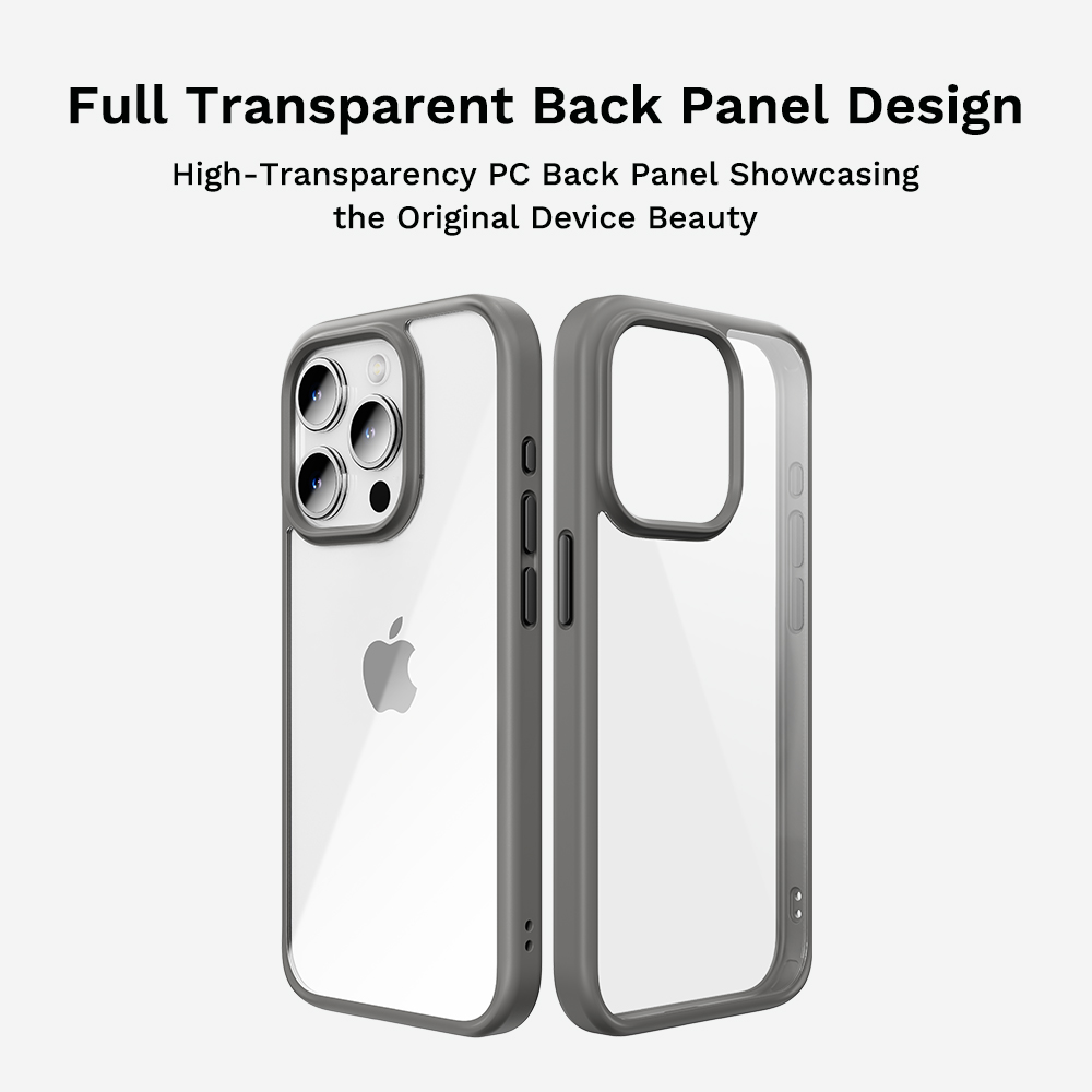 REGO Communication Sdn Bhd - Rock Space | ROCK iPhone 15 Pro & iPhone 15 Pro Max Guard Transparent Anti Drop Case