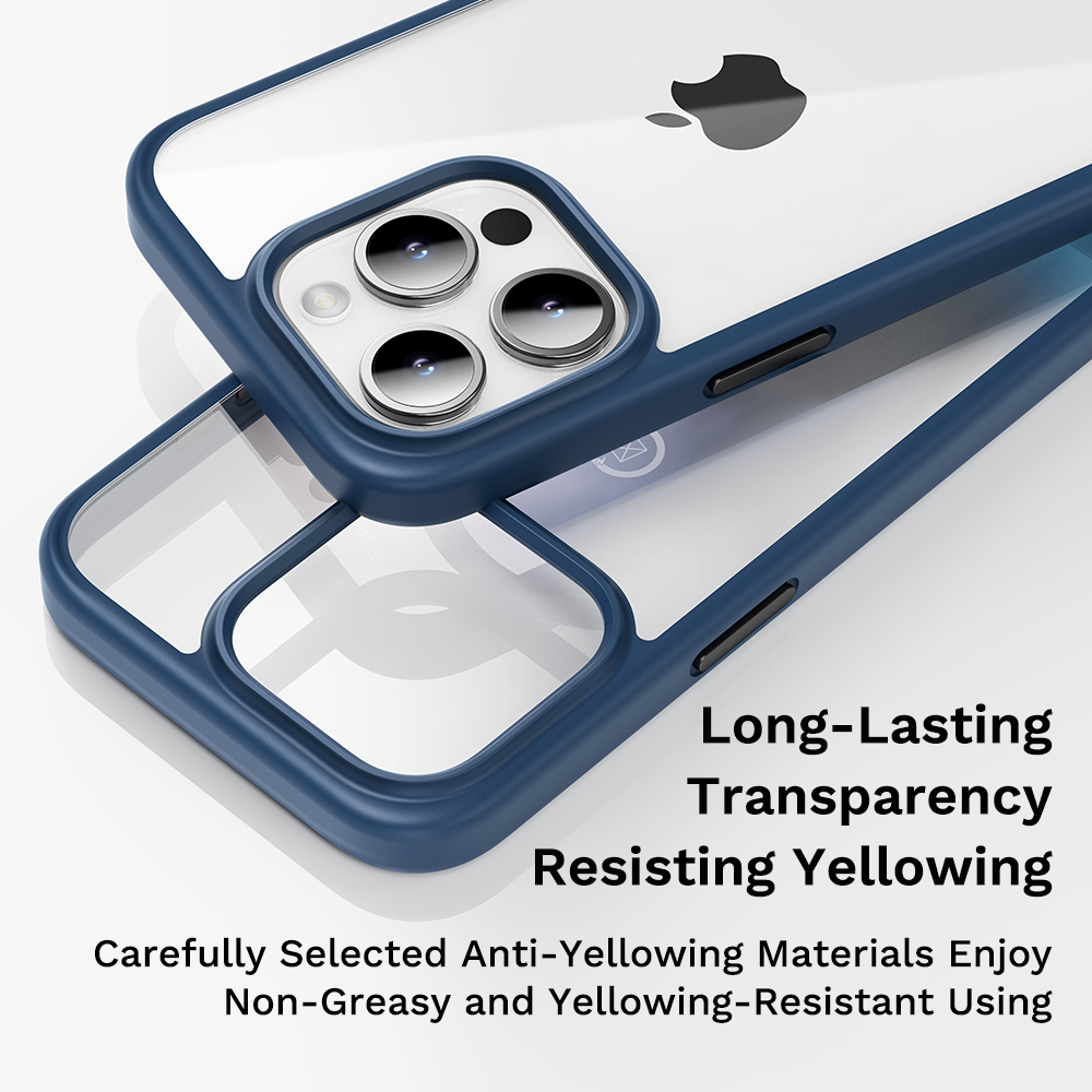REGO Communication Sdn Bhd - Rock Space | ROCK iPhone 15 Pro & iPhone 15 Pro Max Guard Transparent Anti Drop Case