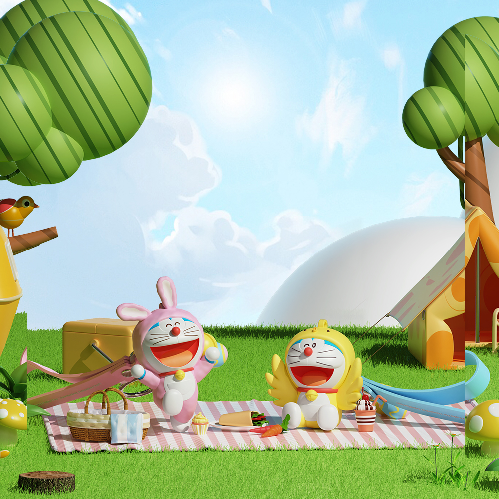 REGO Communication Sdn Bhd - Rock Space | ROCK Doraemon Aroma Keychain Bunny & Chicken