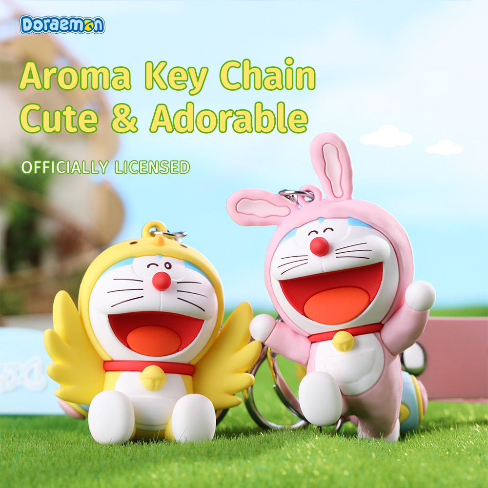 ROCK Doraemon Aroma Keychain Bunny & Chicken
