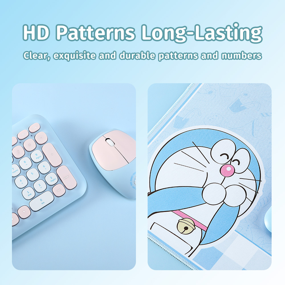 REGO Communication Sdn Bhd - Rock Space | ROCK Doraemon Sweetheart Set (Keyboard+Mouse+Mouse Pad)