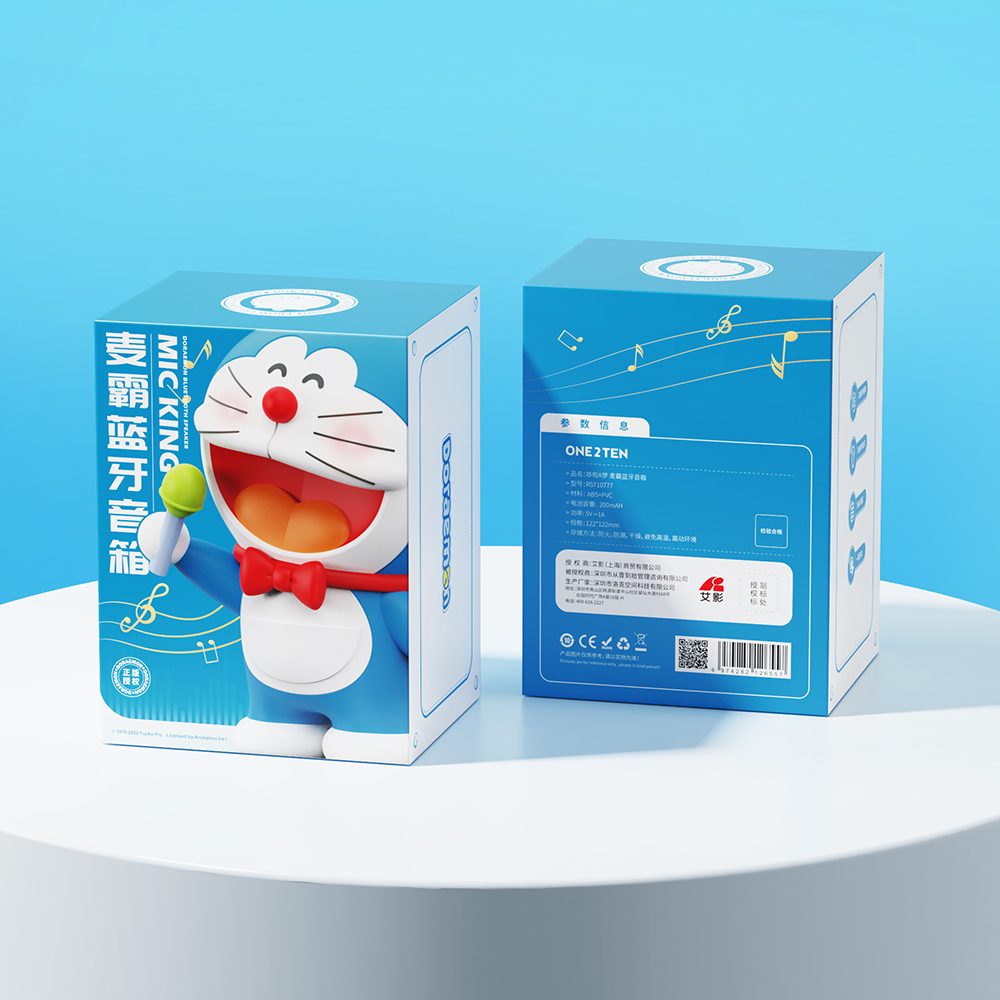 REGO Communication Sdn Bhd - Rock Space | ROCK Doraemon Mic King Bluetooth Speaker
