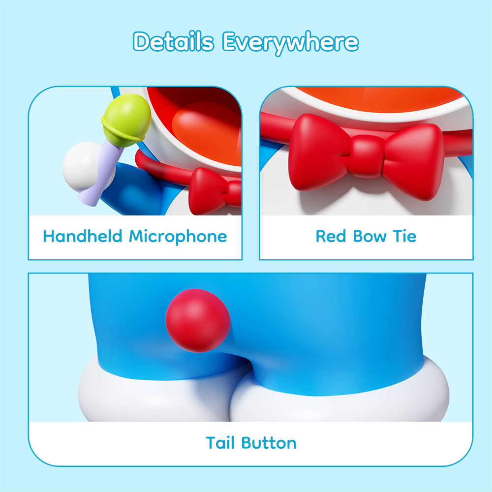 REGO Communication Sdn Bhd - Rock Space | ROCK Doraemon Mic King Bluetooth Speaker