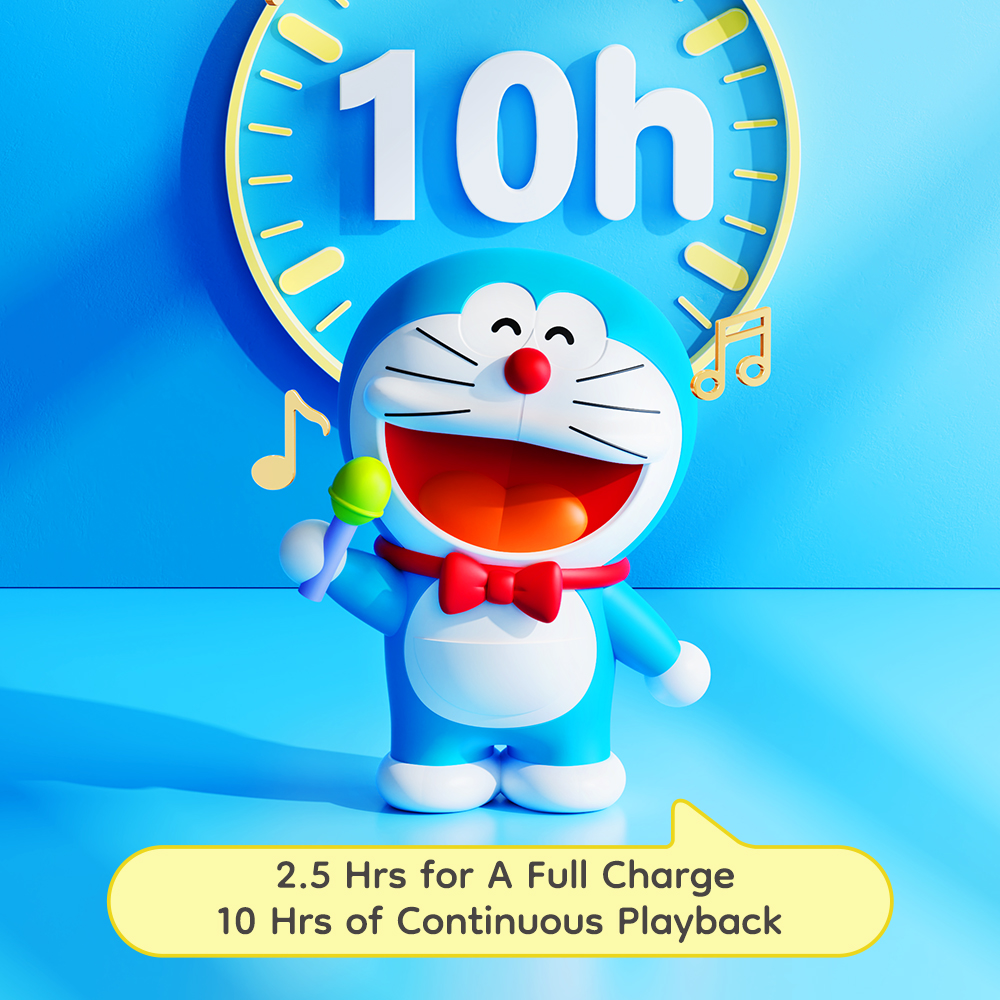 REGO Communication Sdn Bhd - Rock Space | ROCK Doraemon Mic King Bluetooth Speaker