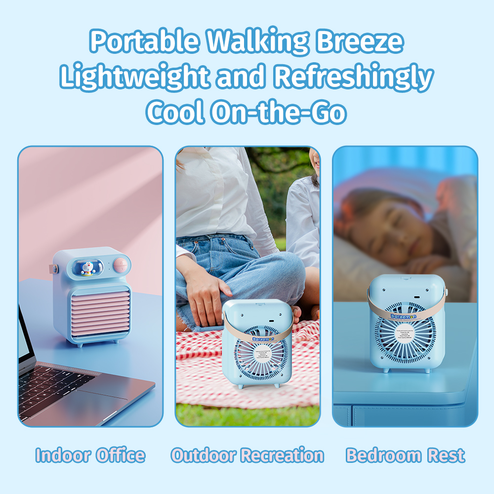 REGO Communication Sdn Bhd - Rock Space | ROCK Doraemon Desktop Water Cooling Fan