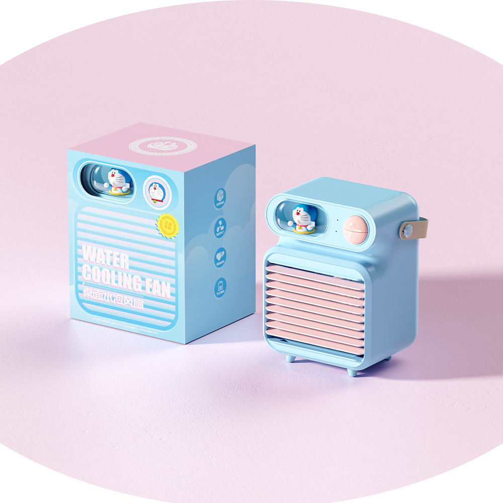 REGO Communication Sdn Bhd - Rock Space | ROCK Doraemon Desktop Water Cooling Fan