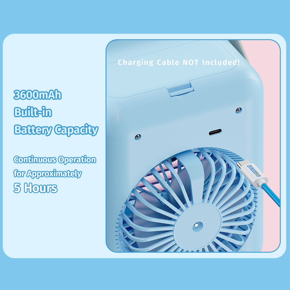 REGO Communication Sdn Bhd - Rock Space | ROCK Doraemon Desktop Water Cooling Fan