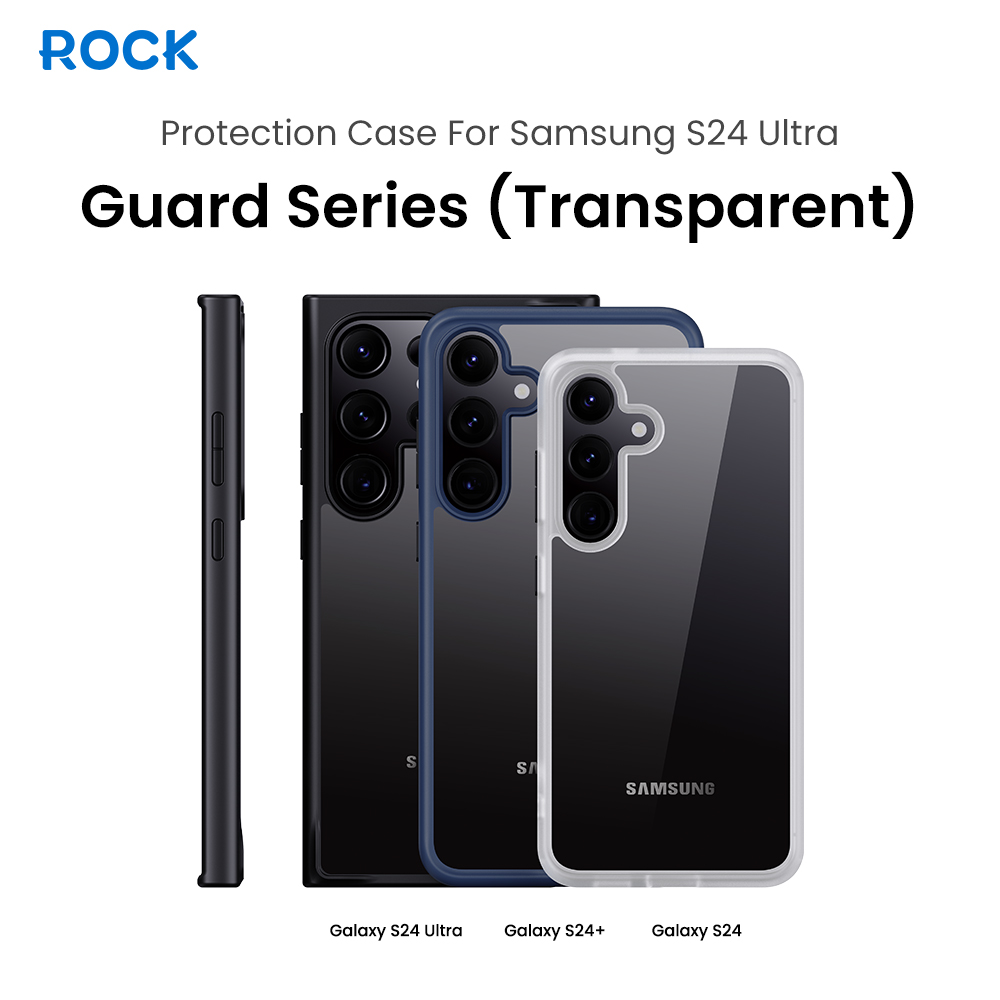 ROCK Guard Transparent for Samsung Galaxy S24+/Galaxy S24 Ultra Protection Case