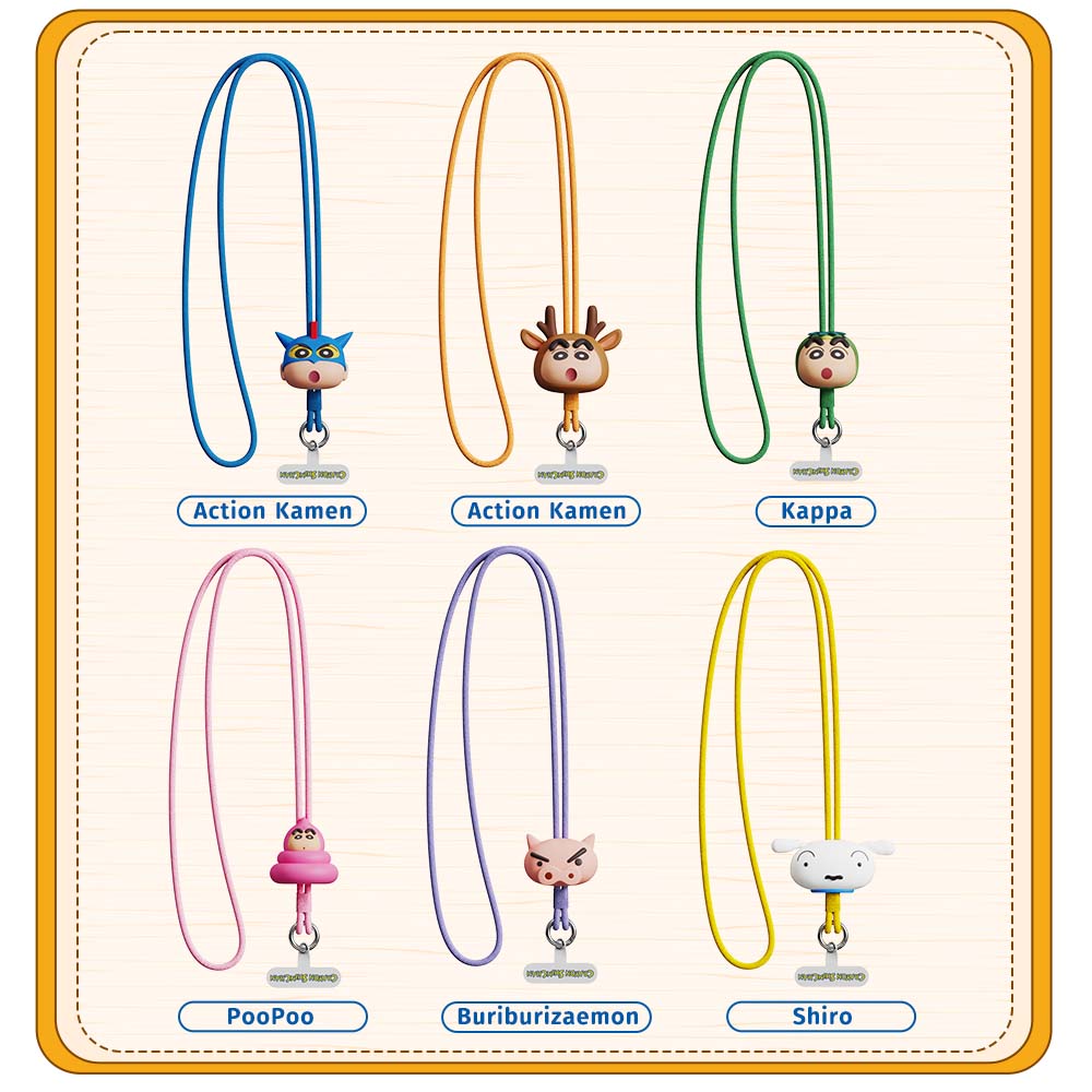 REGO Communication Sdn Bhd - Rock Space | ROCK Crayon ShinChan Blind Box Phone Lanyard