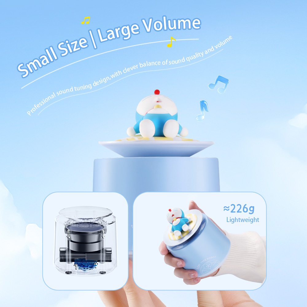 REGO Communication Sdn Bhd - Rock Space | ROCK Doraemon Bluetooth 5.1 Speaker Summer Style