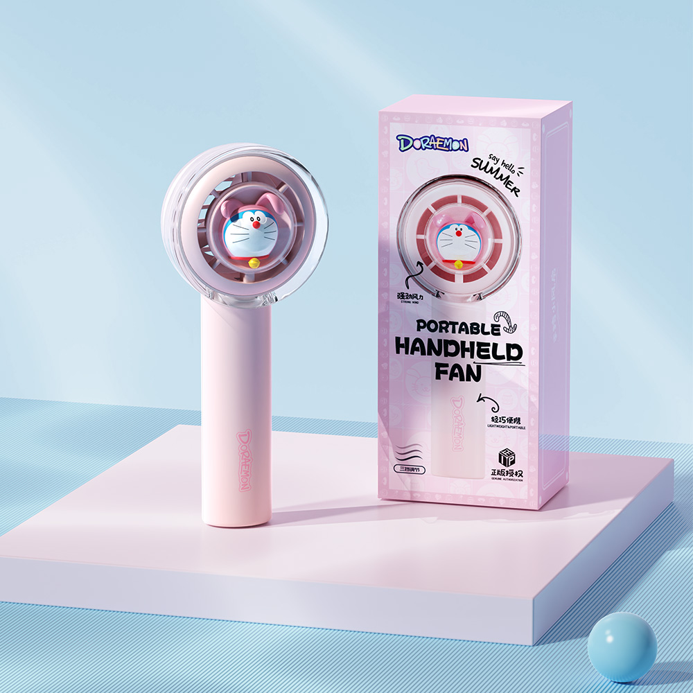 REGO Communication Sdn Bhd - Rock Space | ROCK Doraemon Mini Handheld Turbine Fan