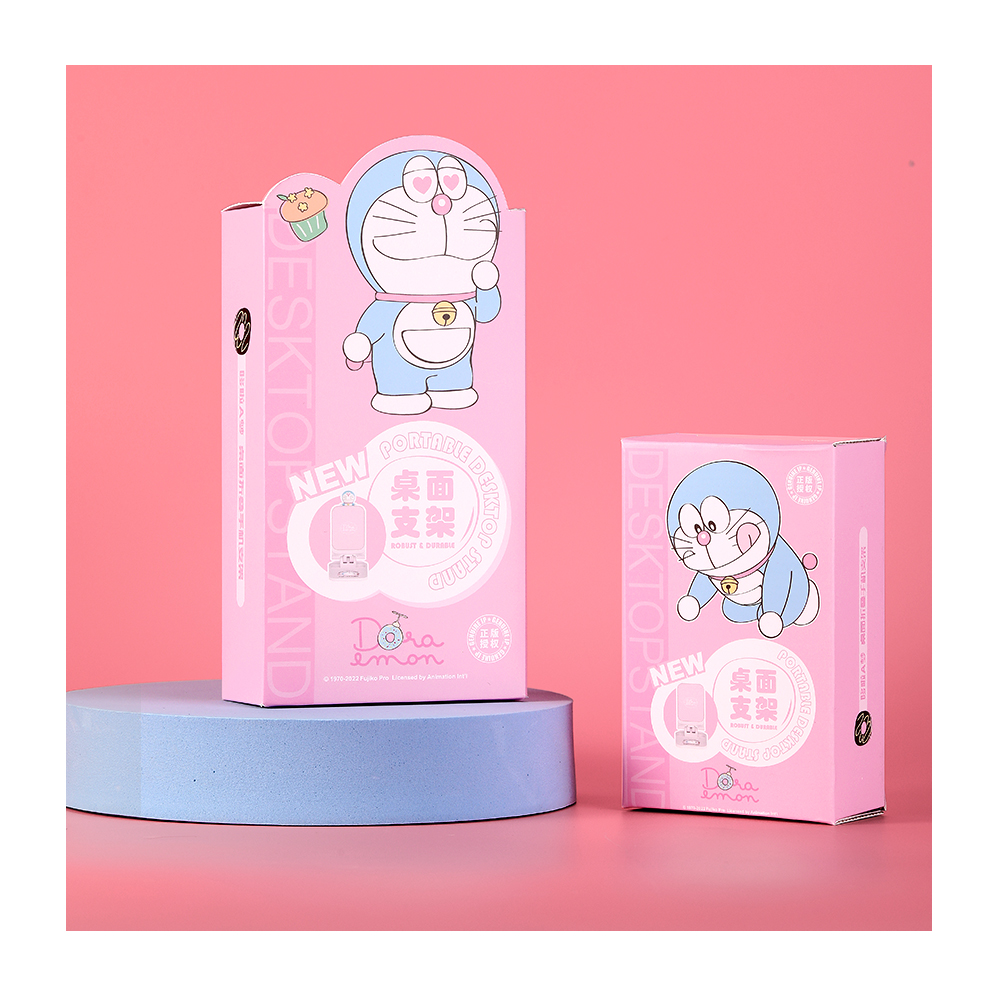 REGO Communication Sdn Bhd - Rock Space | ROCK Doraemon Desktop Foldable Phone Holder (Pink)