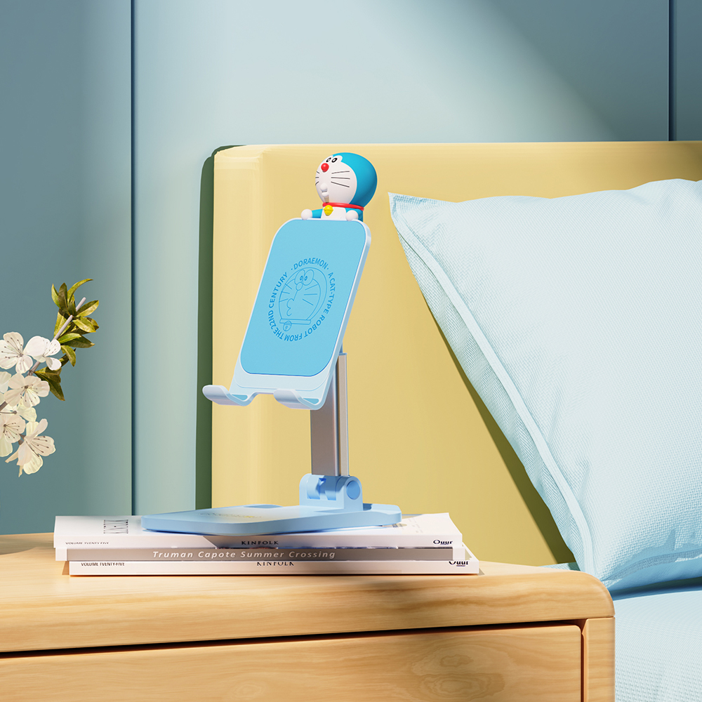 REGO Communication Sdn Bhd - Rock Space | ROCK Doraemon Desktop Foldable Phone Holder (Blue)