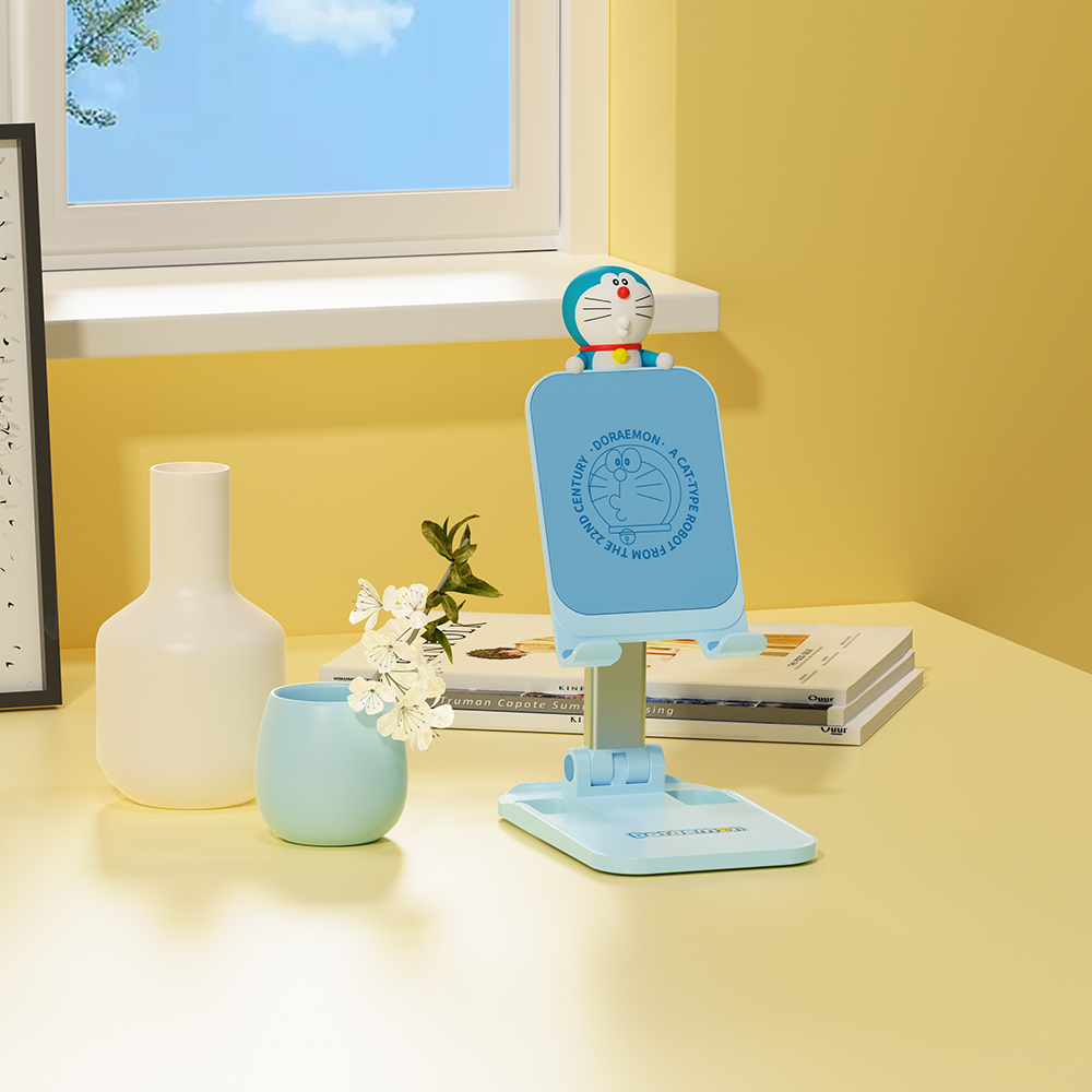 REGO Communication Sdn Bhd - Rock Space | ROCK Doraemon Desktop Foldable Phone Holder (Blue)
