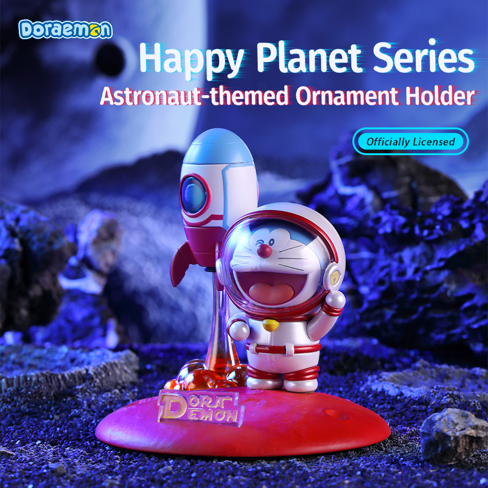 ROCK Doraemon Happy Planet Series Blind Box Ornament Holder