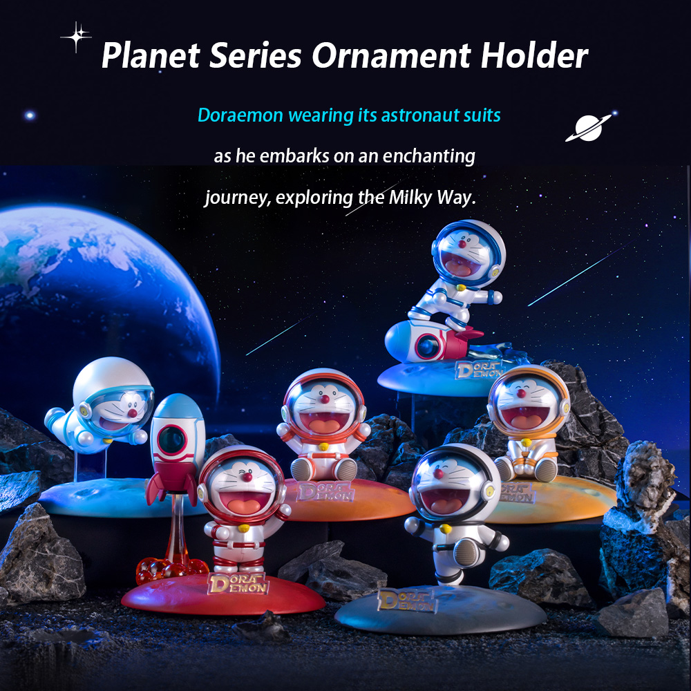 REGO Communication Sdn Bhd - Rock Space | ROCK Doraemon Happy Planet Series Blind Box Ornament Holder