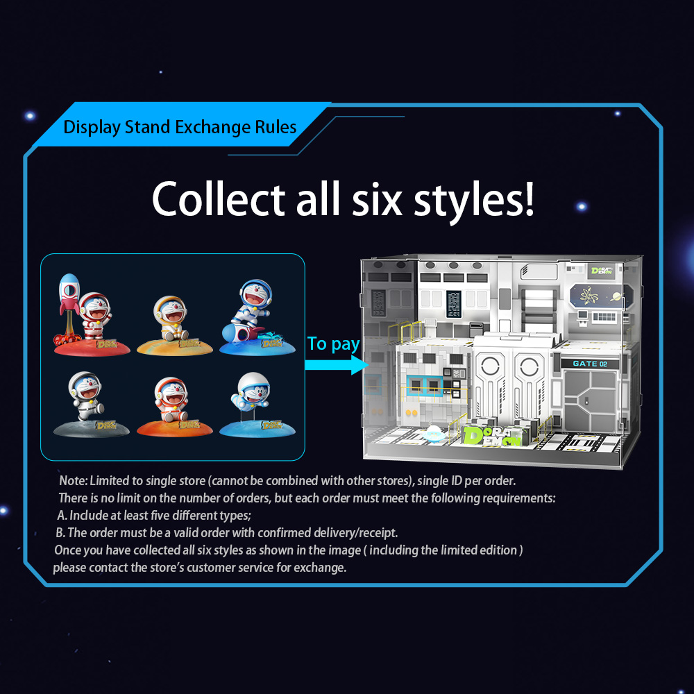 REGO Communication Sdn Bhd - Rock Space | ROCK Doraemon Happy Planet Series Blind Box Ornament Holder