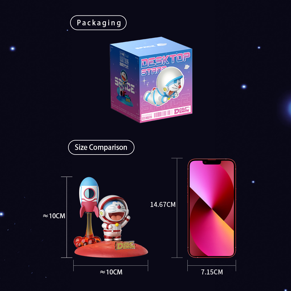 REGO Communication Sdn Bhd - Rock Space | ROCK Doraemon Happy Planet Series Blind Box Ornament Holder