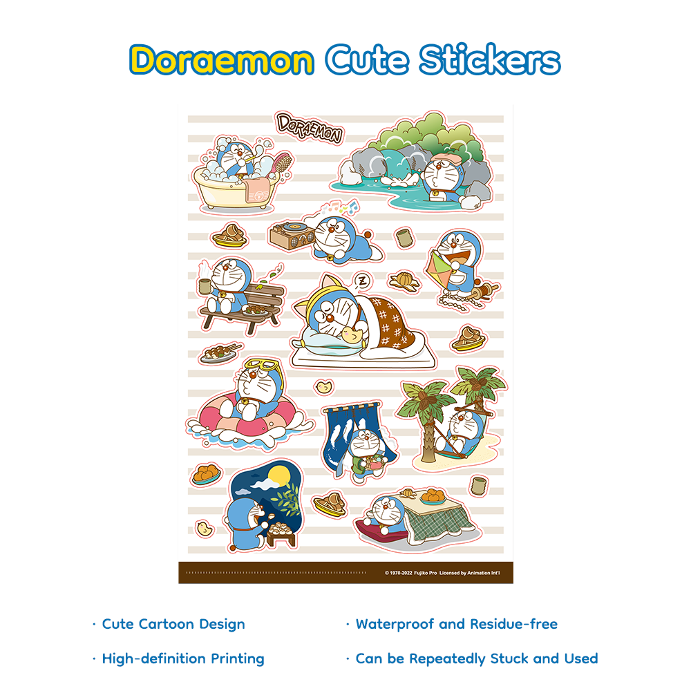 ROCK Doraemon Cute Stickers