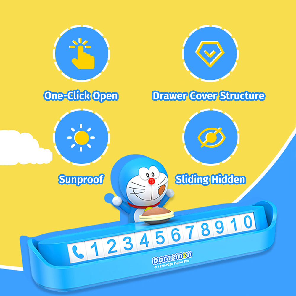 REGO Communication Sdn Bhd - Rock Space | ROCK Doraemon Temporary Parking Number Plate