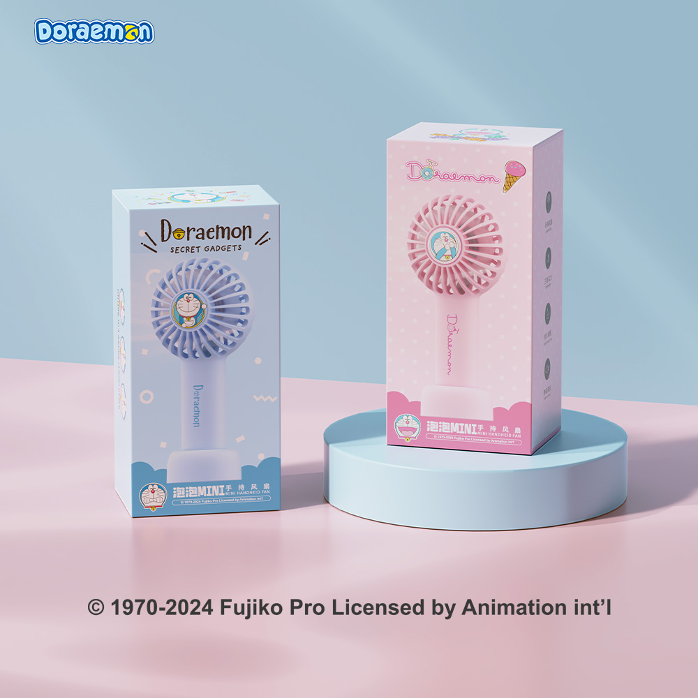 REGO Communication Sdn Bhd - Rock Space | ROCK Doraemon Air Bubble mini Handheld Fan