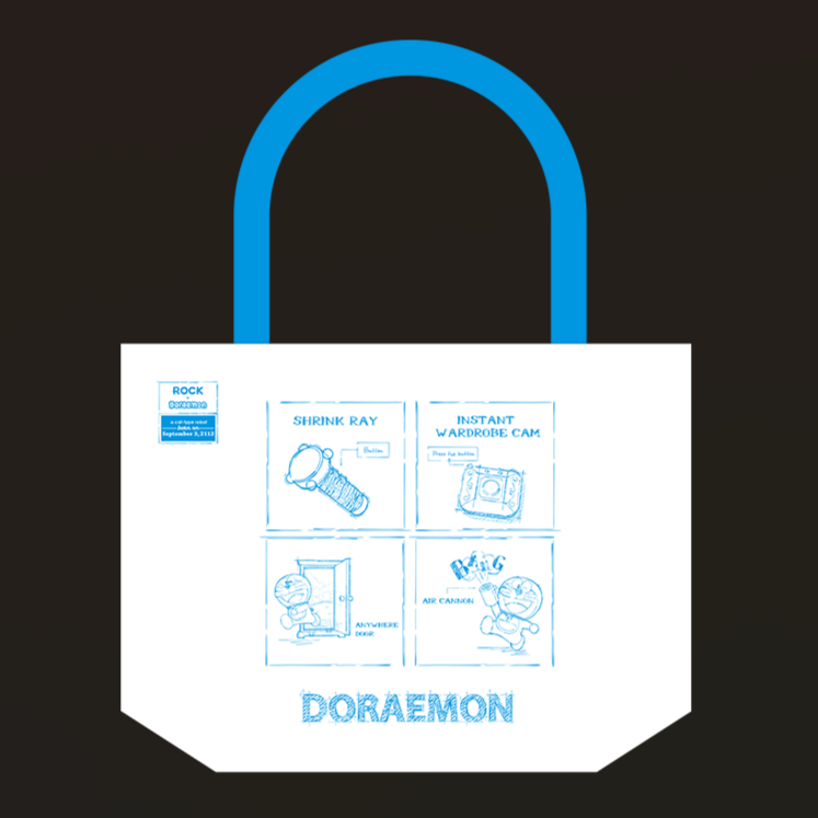 ROCK Doraemon Canvas Tote Bag